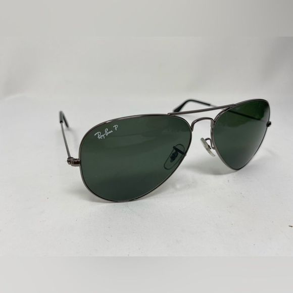 Ray-Ban Other - RAY BAN ITALY AVIATOR 58mm RB 3025 004/58 GUNMETAL GREEN POLARIZED LENSES 6908